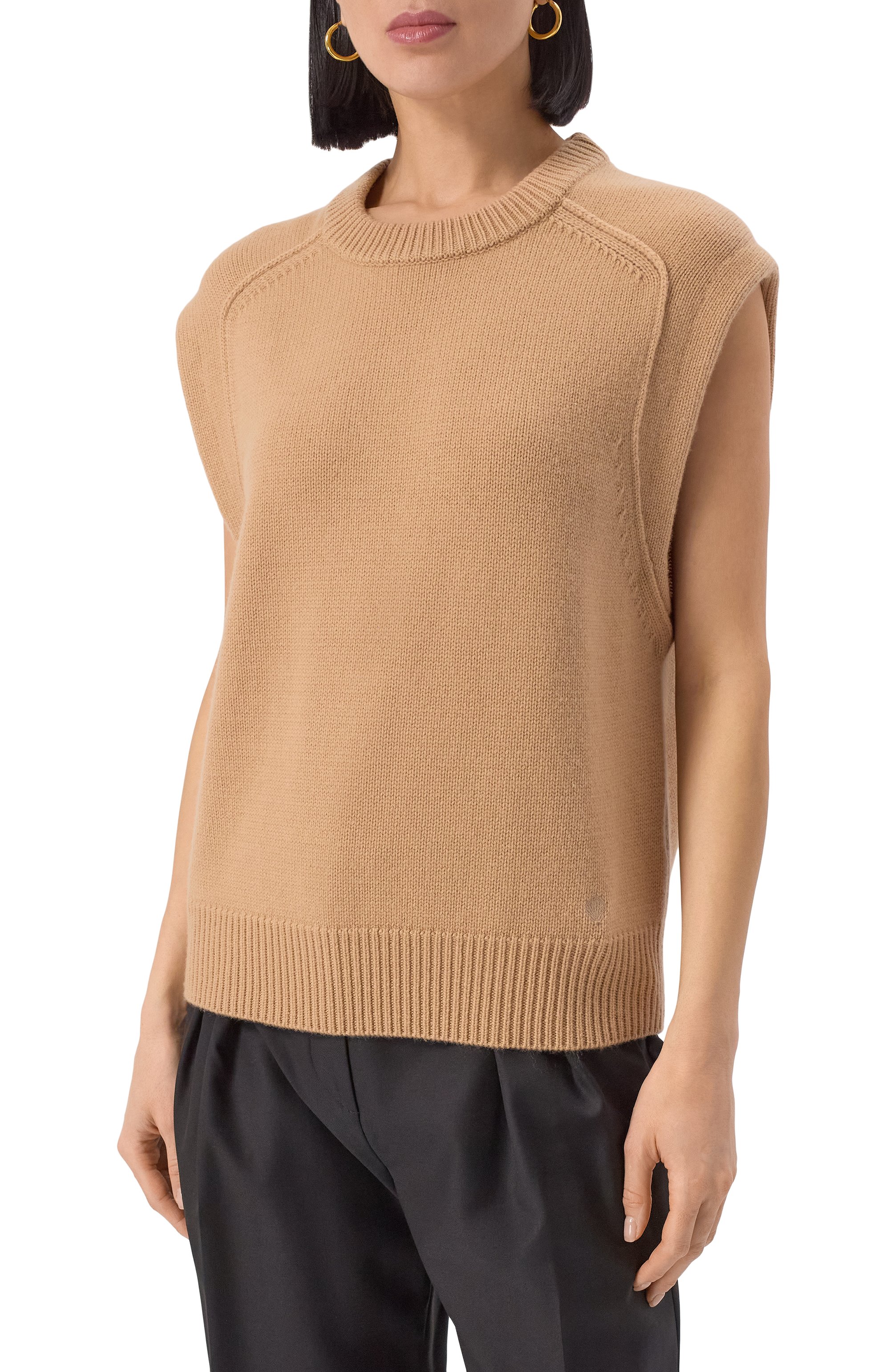 Жилет из шерсти и кашемира LOULOU DE SAISON, арт. MARI, фото 3