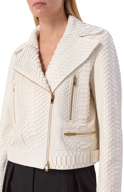 Куртка из кожи питона MVST M26.CSW.L401-3G/YLN006 Белый  M26.CSW.L401-3G/YLN006 Фото 5