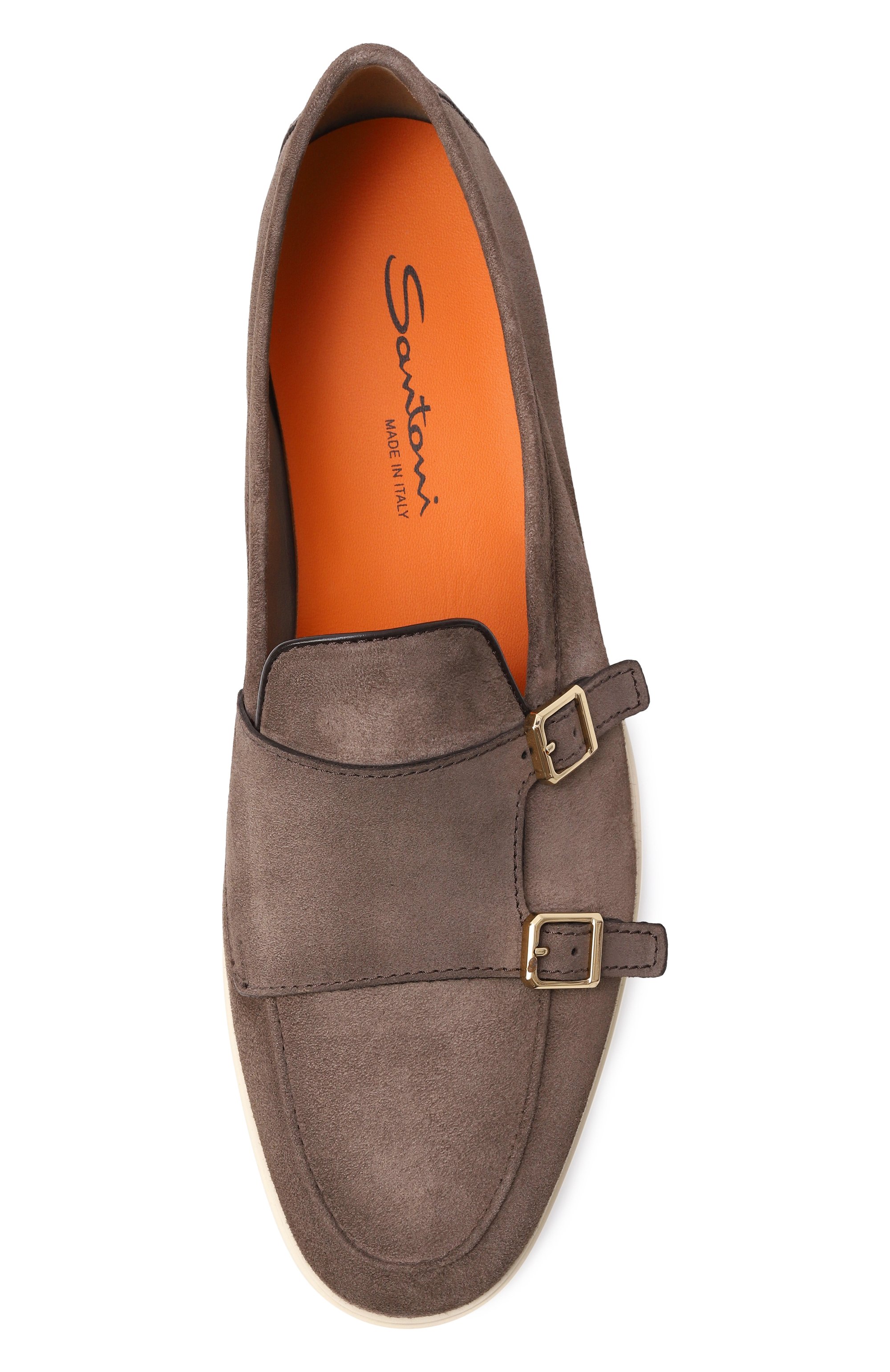 Замшевые монки malibu SANTONI, арт. MGAG19006TICSEAA, фото 5