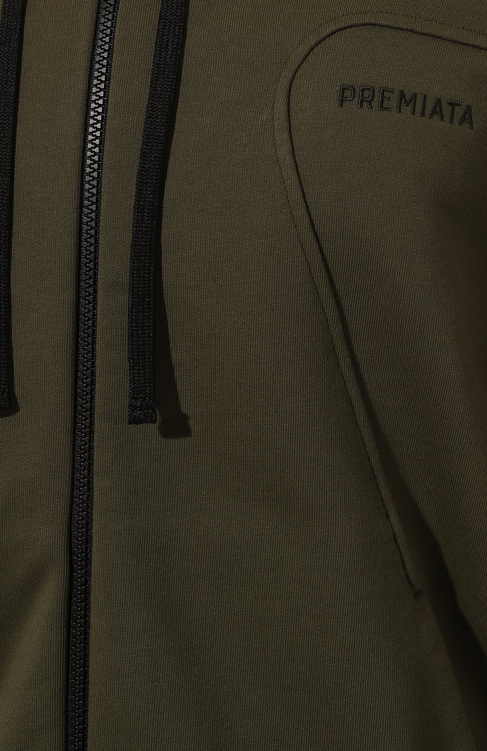 Хлопковая толстовка PREMIATA хаки цвета по цене 27400 руб., арт. PR462, фото 5 Хлопковая толстовка PREMIATA, арт. PR462, фото 5