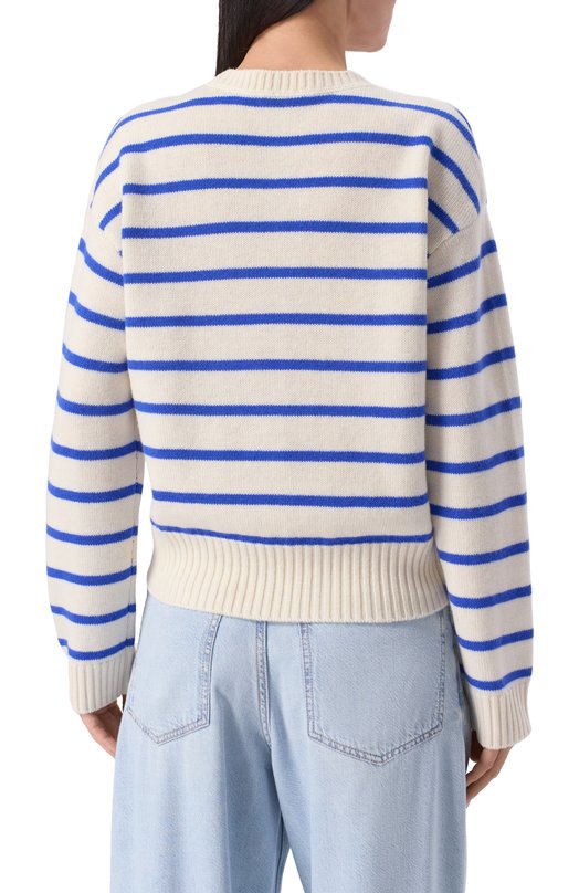 Хлопковый свитер Pinko 104623/A2DB Белый  104623/A2DB Фото 4