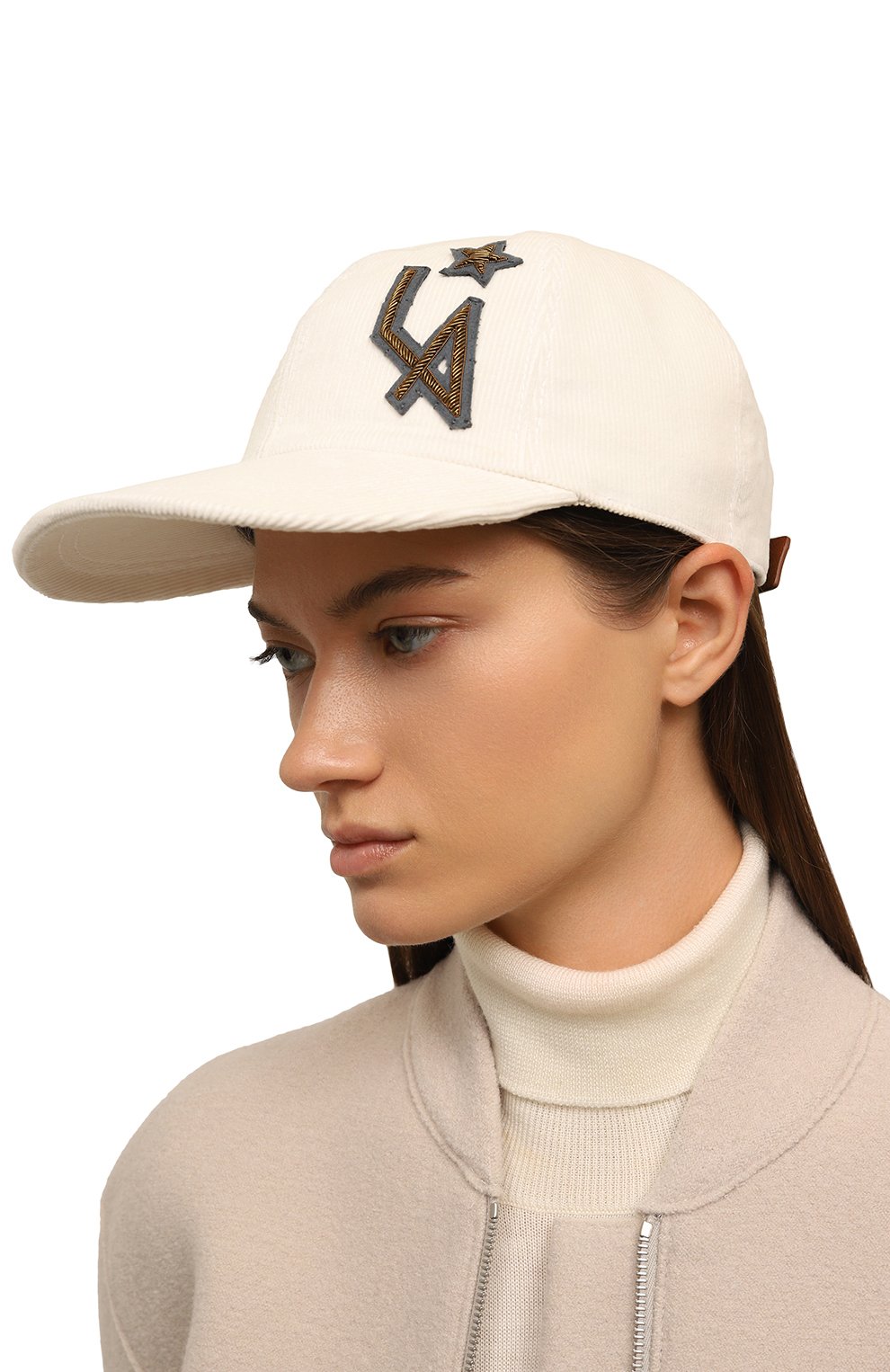 Хлопковая бейсболка LORENA ANTONIAZZI, арт. A24219CE01D/4245, фото 2