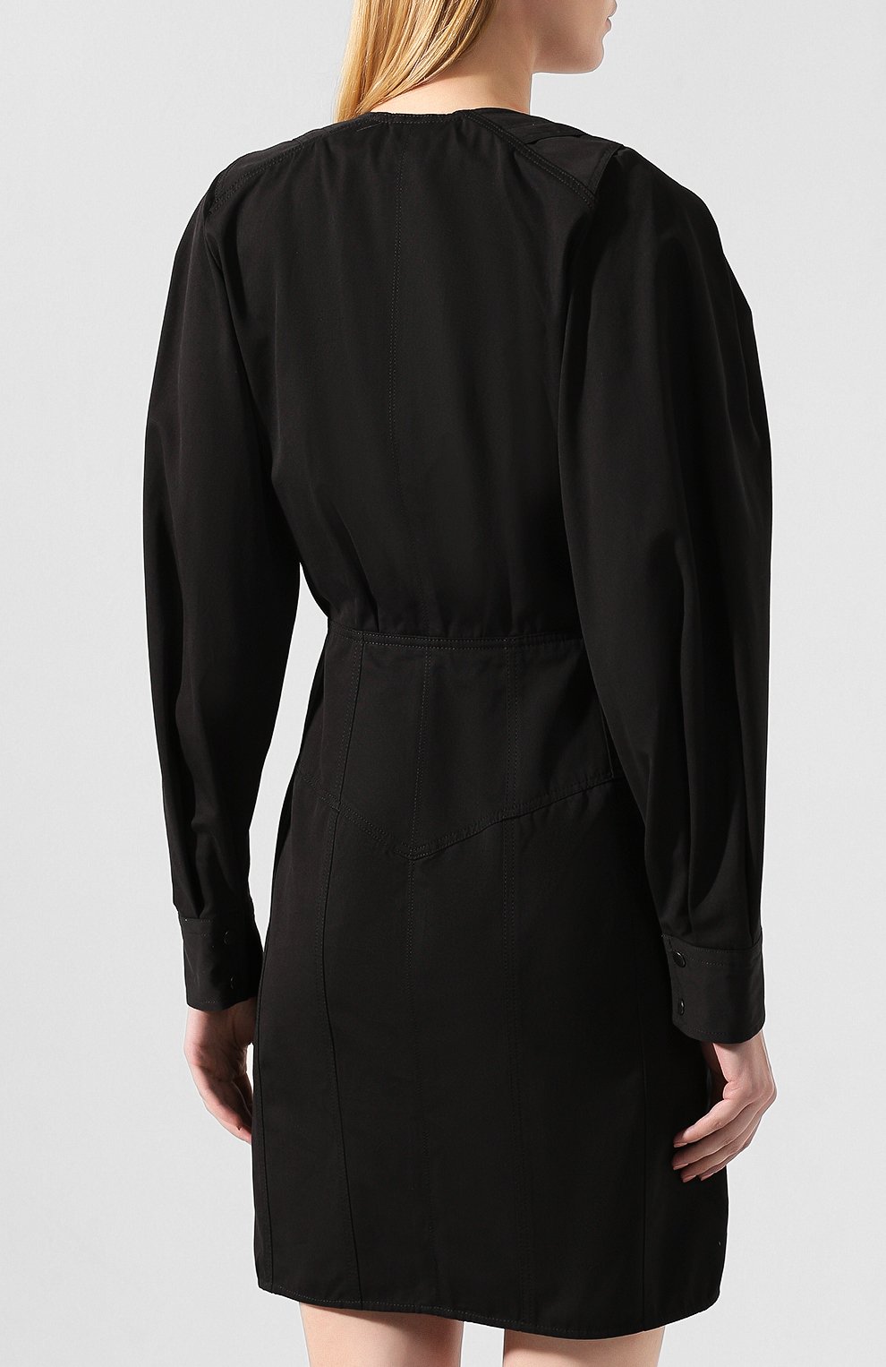 Хлопковое платье ISABEL MARANT, арт. R01479-19A014I/H0NEY, фото 4