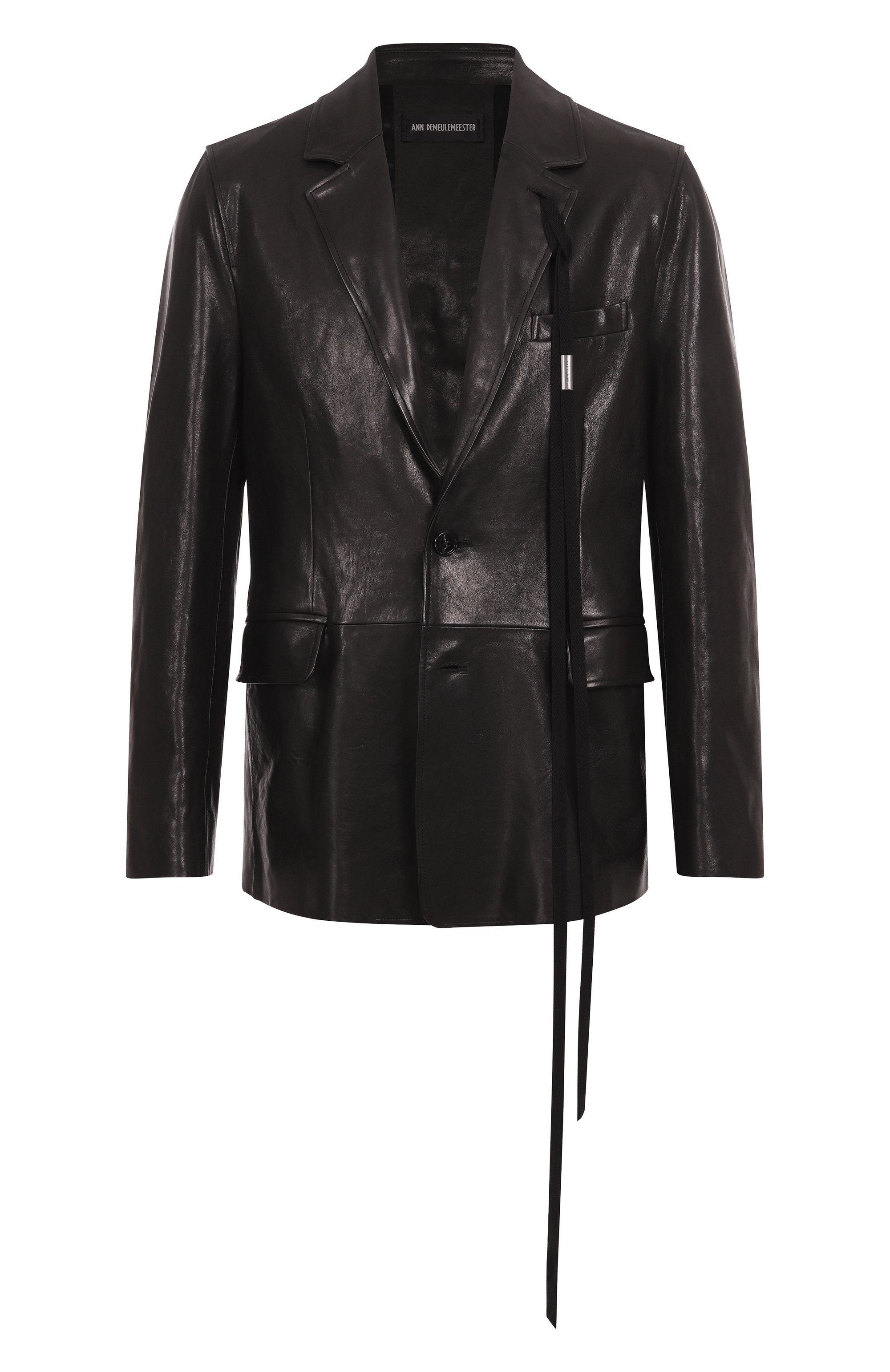 Кожаный пиджак ANN DEMEULEMEESTER, арт. B0012738/LT137, фото 1