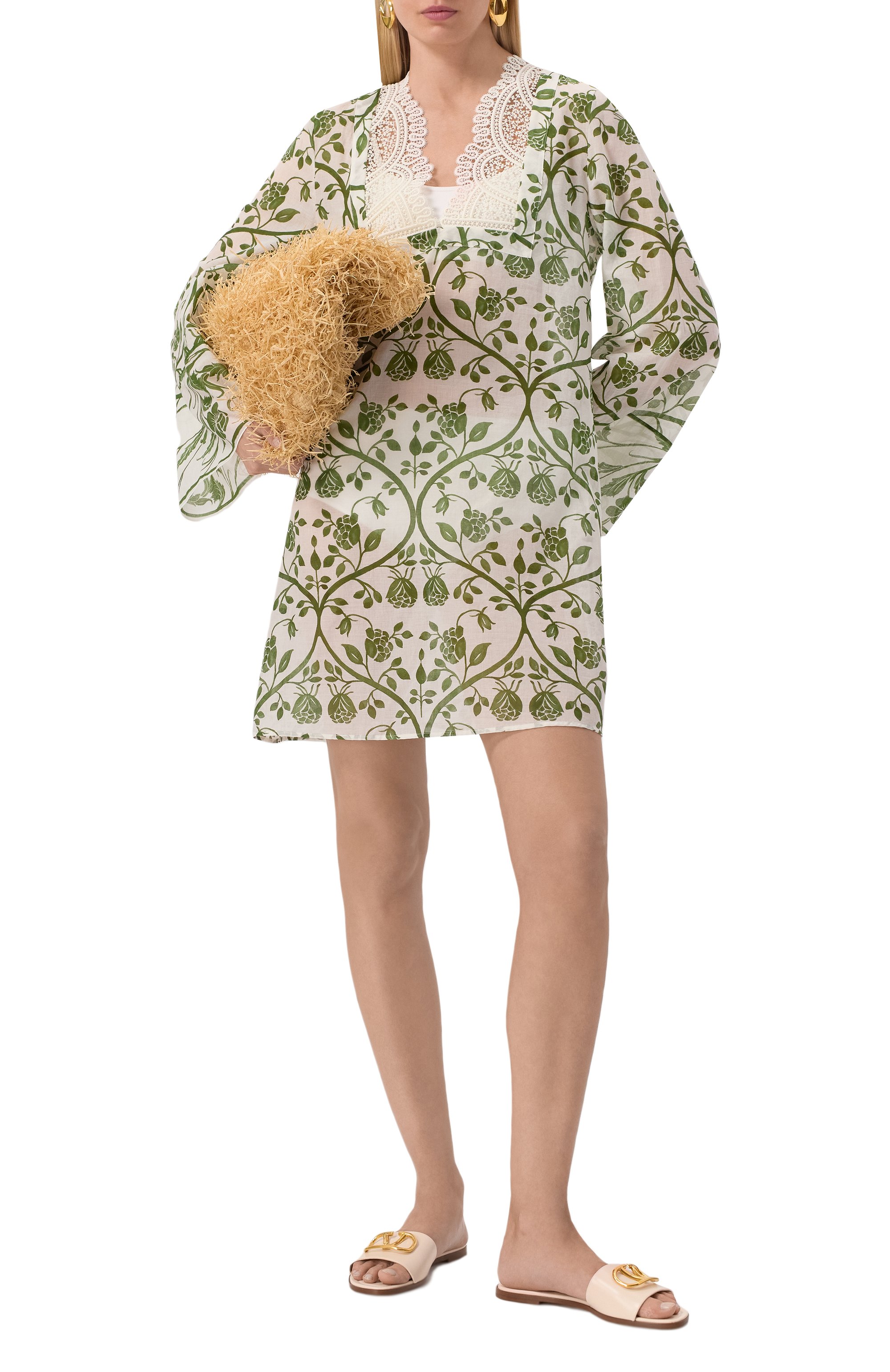 Хлопковое платье GIAMBATTISTA VALLI, арт. 25SSPVCL5128-35PRI, фото 2