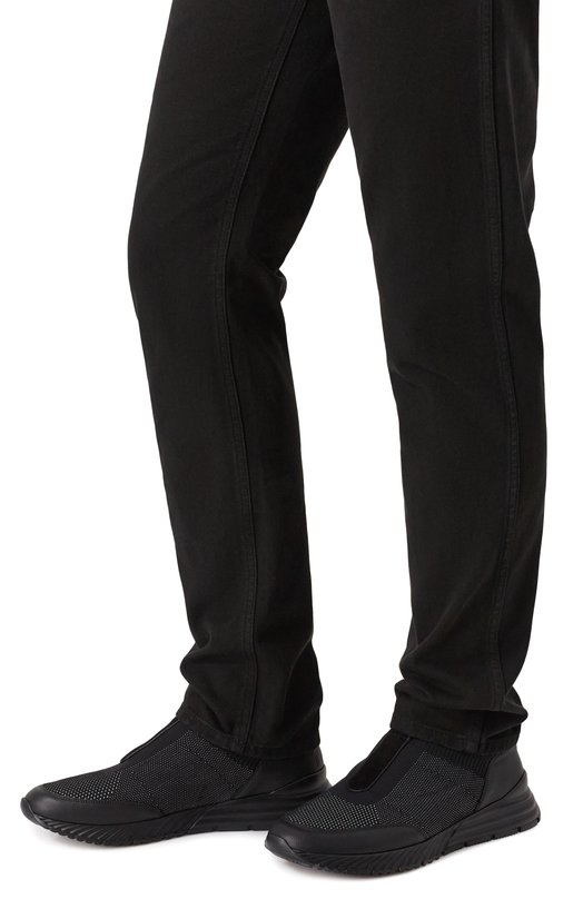 Текстильные кроссовки Stefano Ricci UV689G2322/TWSDPV Чёрный  UV689G2322/TWSDPV Фото 3