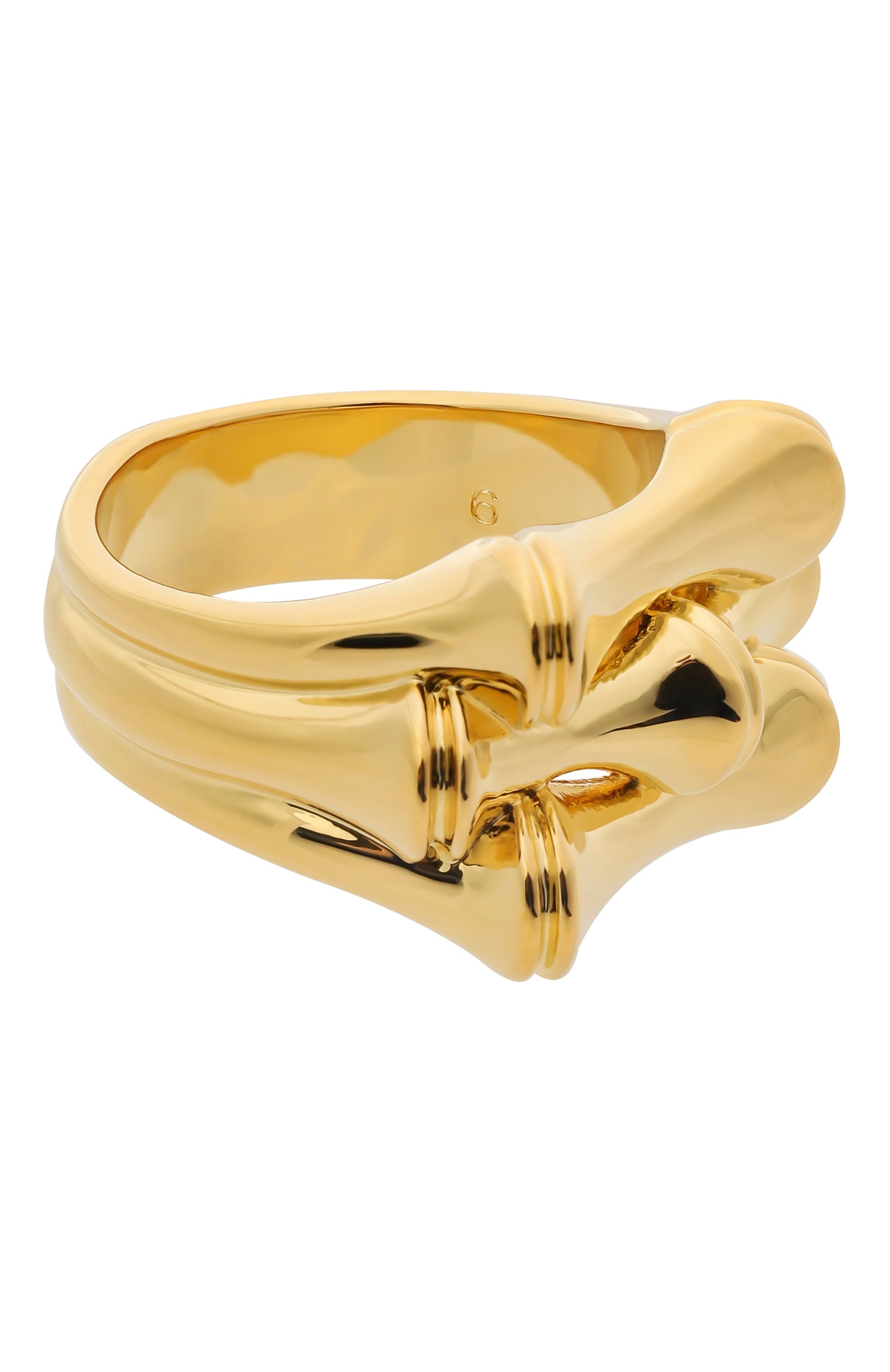 Кольцо EDDIE BORGO золотого цвета по цене 34450 руб., арт. RG3112, фото 1 Кольцо EDDIE BORGO, арт. RG3112, фото 1