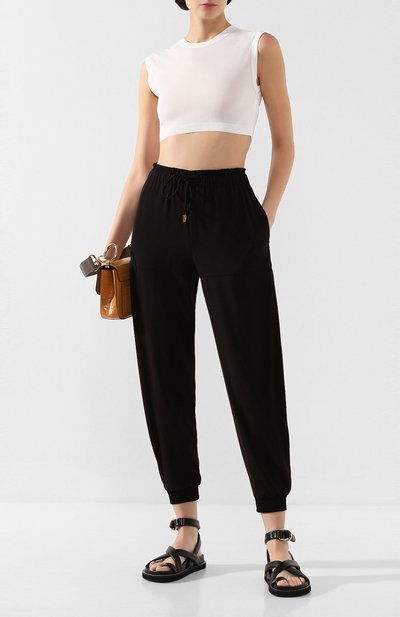 Топ из вискозы CHLOÉ белого цвета по цене 56050 руб., арт. CHC20SMH68690, фото 2 Топ из вискозы CHLOÉ, арт. CHC20SMH68690, фото 2