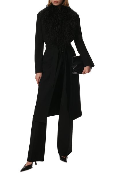 Шерстяное пальто SAINT LAURENT, арт. 659115/Y404W, фото 2