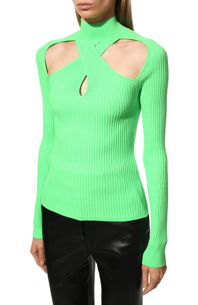 Водолазка из вискозы MSGM, арт. 3341MDM138 227768, фото 3