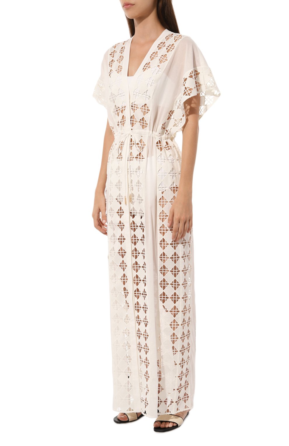 Хлопковая туника LIVY белого цвета по цене 67280 руб., арт. 654143001, фото 3 Хлопковая туника LIVY, арт. 654143001, фото 3