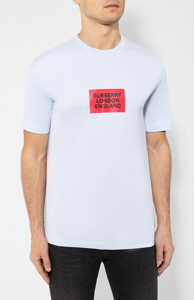 Хлопковая футболка BURBERRY, арт. 8014823, фото 3