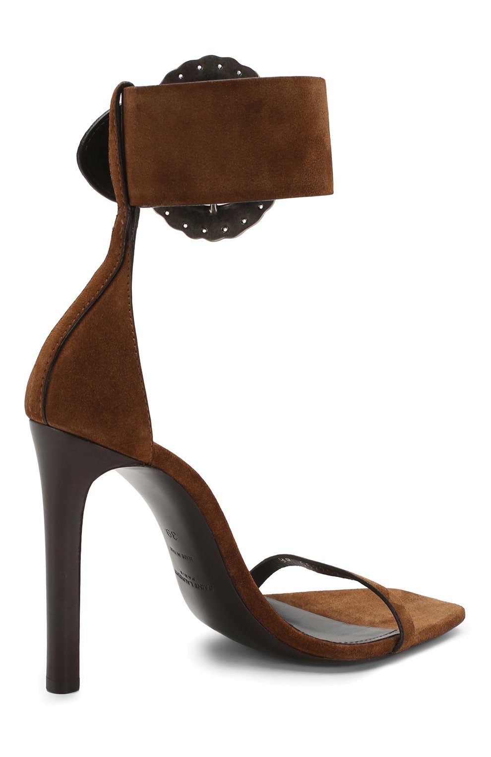 Замшевые босоножки joplin SAINT LAURENT, арт. 552252/BT300, фото 4