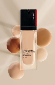 Тональное средство skin radiant lifting foundation spf 30, 220 linen (30ml) SHISEIDO  цвета, арт. 16739SH | Фото 5 (SPF фильтр: Средний (25-30); Региональные ограничения белый список (Axapta Mercury): Не проставлено; Нос: Не проставлено)