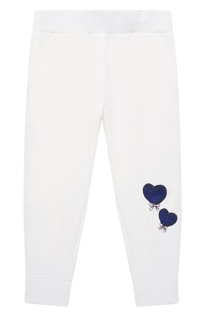 Хлопковые джоггеры MONNALISA, арт. 398411RM, фото 1