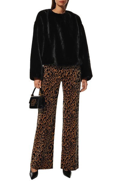 Бархатные брюки DRIES VAN NOTEN, арт. 222-010928-5259, фото 2