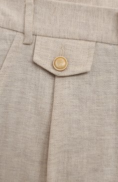 Шорты из хлопка и льна ELEVENTY, арт. EU6P39 I0216, фото 3