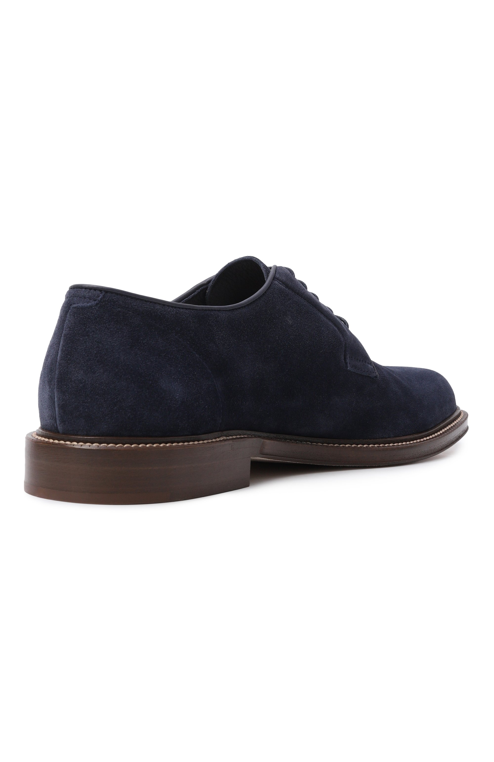 Замшевые дерби BRUNELLO CUCINELLI, арт. MZUPAIT654, фото 4