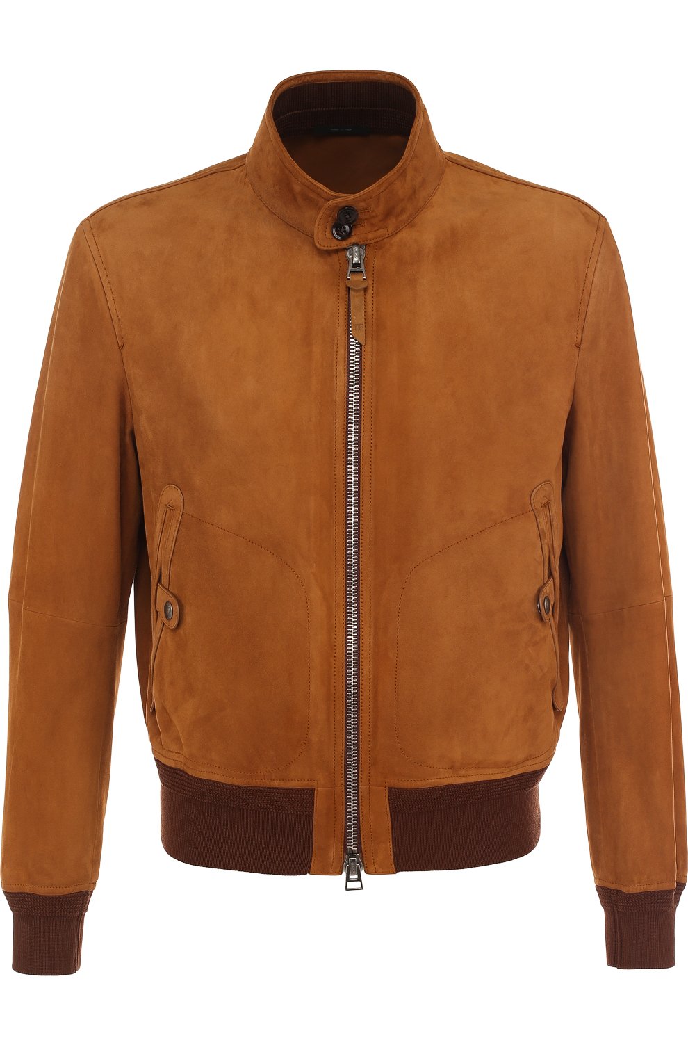 Замшевый бомбер на молнии с воротником-стойкой TOM FORD, арт. BP430/TFL635, фото 1