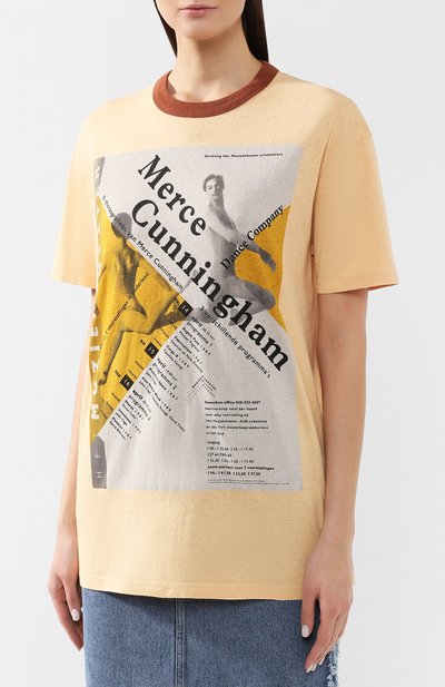 Хлопковая футболка ACNE STUDIOS, арт. AL0076, фото 3
