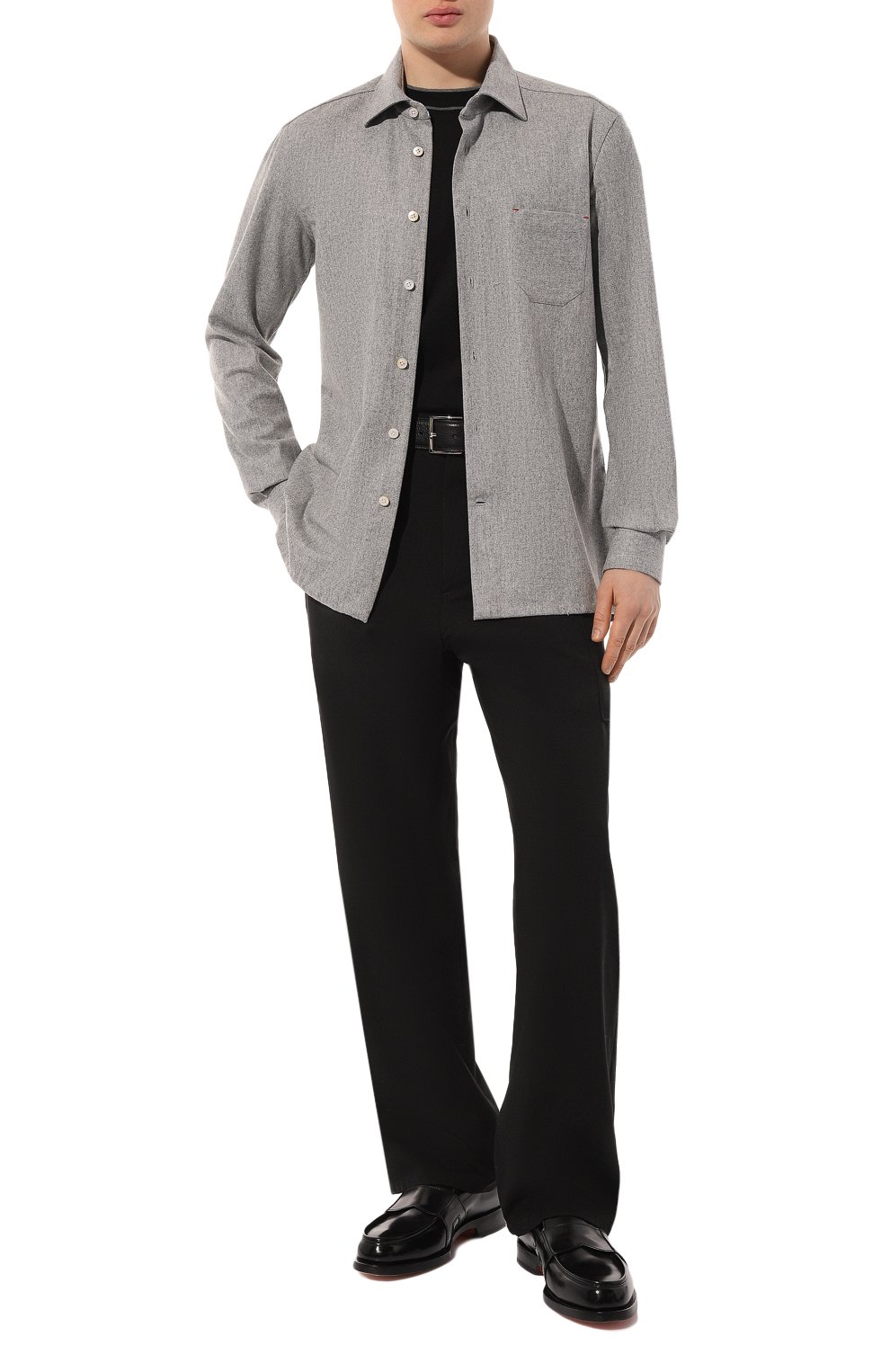 Шерстяная рубашка KITON, арт. UMCNERK0131C06, фото 2