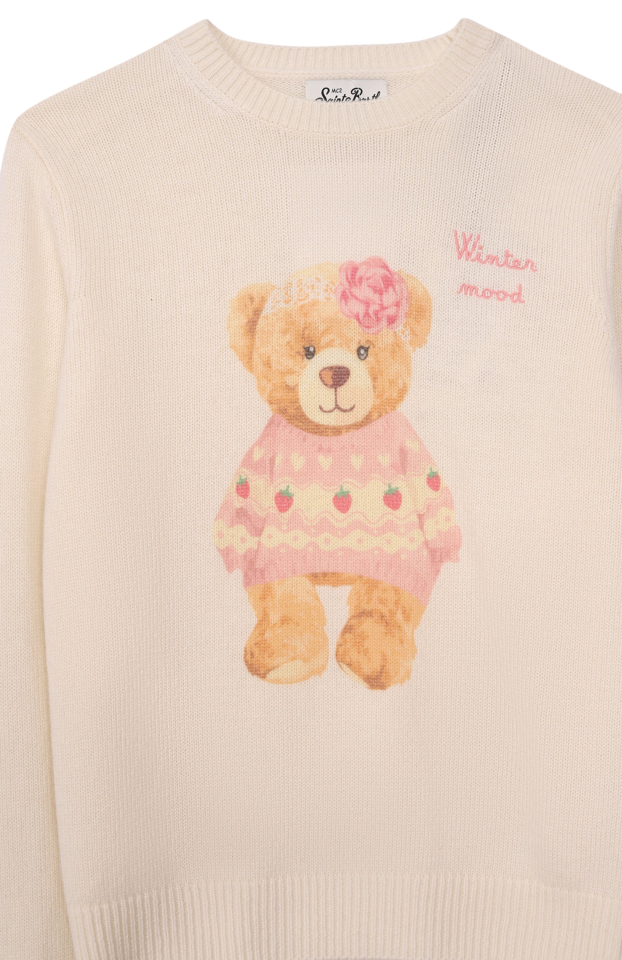 Пуловер из шерсти и вискозы MC2 SAINT BARTH, арт. PRC0015-01770I/PRINCESS PRINT_001, фото 3