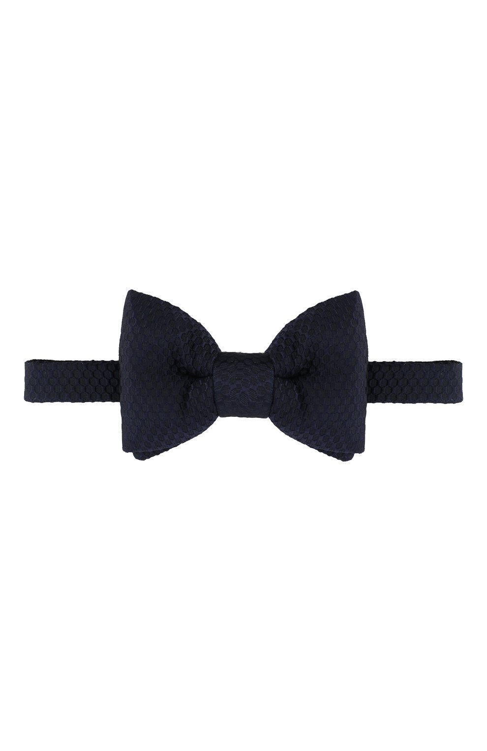 Шелковый галстук-бабочка TOM FORD темно-синего цвета по цене 28600 руб., арт. 5TF02/4CH, фото 1 Шелковый галстук-бабочка TOM FORD, арт. 5TF02/4CH, фото 1