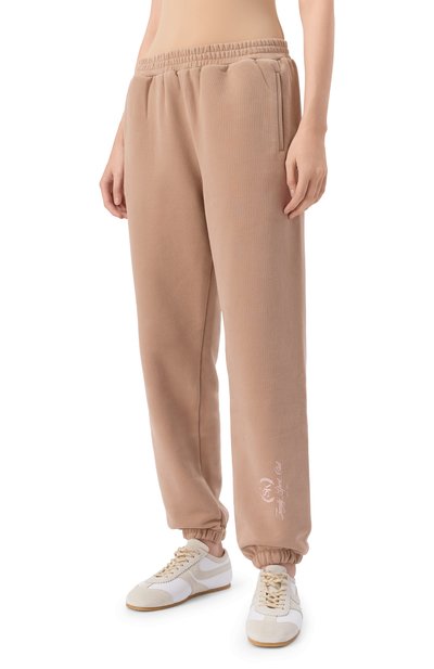 Хлопковый костюм SASHA KIM бежевого цвета по цене 47900 руб., арт. SK-00001683, фото 4 Хлопковый костюм SASHA KIM, арт. SK-00001683, фото 4