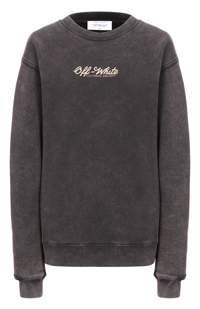 Женский хлопковый свитшот OFF-WHITE, арт. 0WBA055S26FLE005