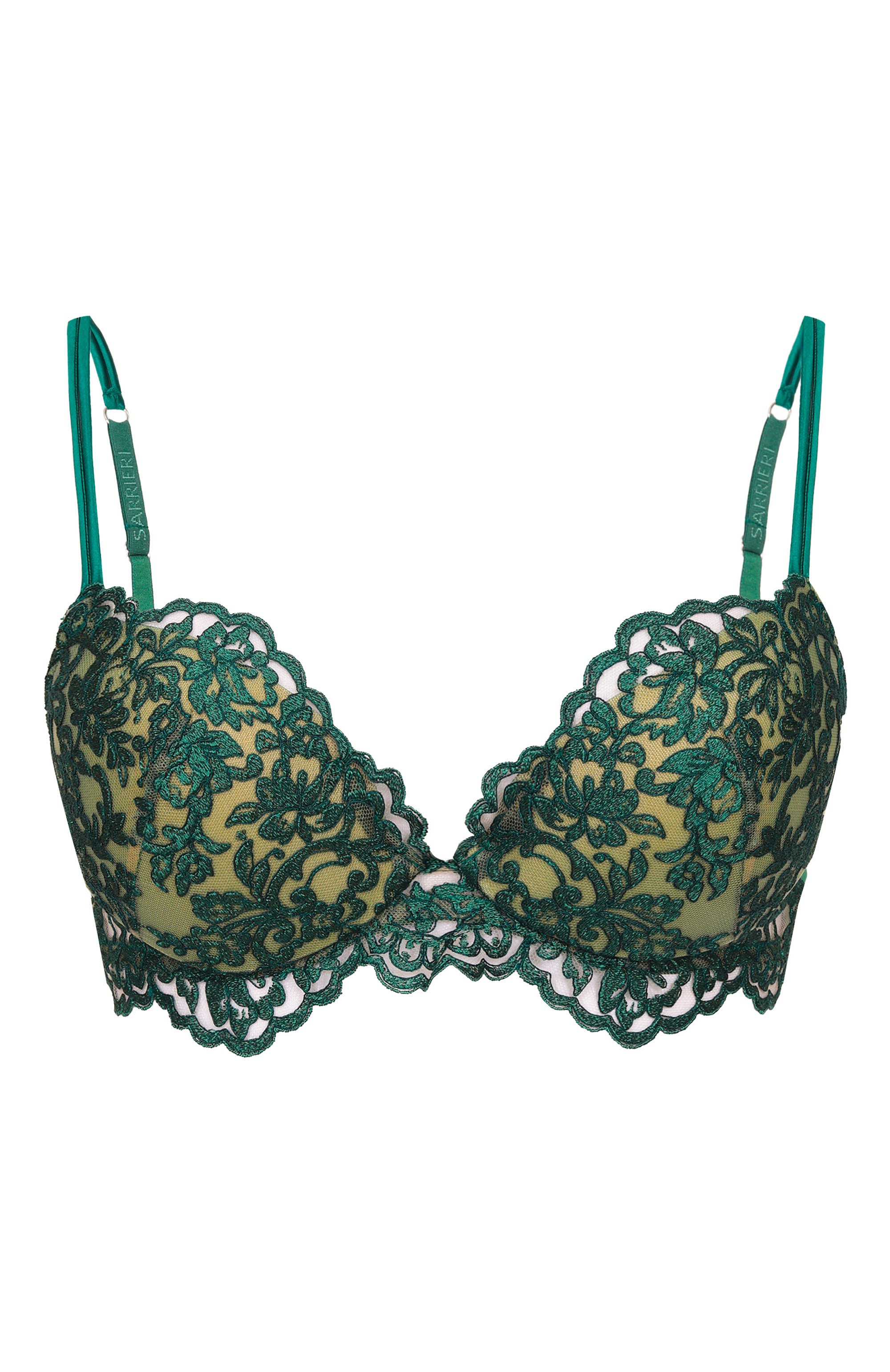 Бюстгальтер I.D. SARRIERI зеленого цвета по цене 61130 руб., арт. J5342, фото 1 Бюстгальтер I.D. SARRIERI, арт. J5342, фото 1