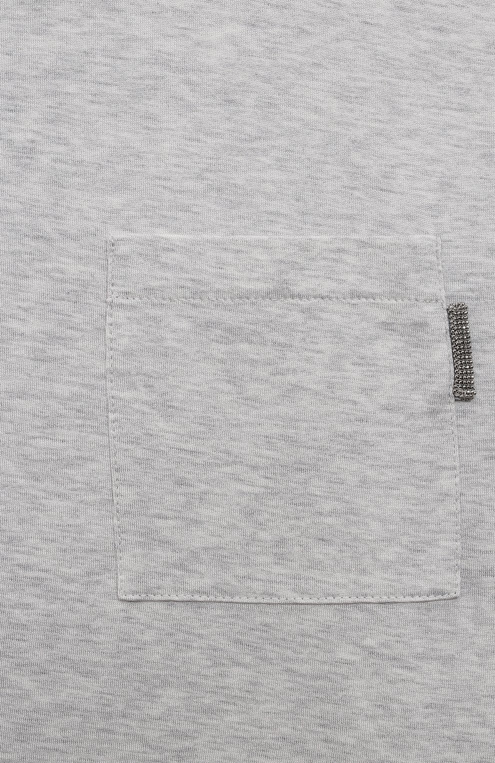 Хлопковая футболка BRUNELLO CUCINELLI, арт. B0A45T047C, фото 3