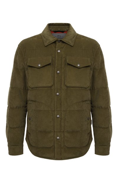 Мужская пуховая куртка из вельвета WOOLRICH, арт. CFWOOS0130MRUT3805