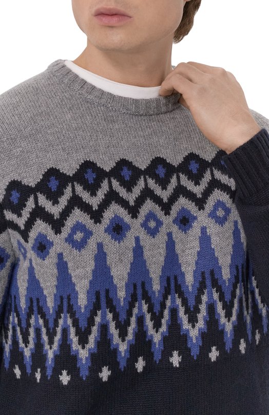 Кашемировый джемпер Bogner 88569764 Синий  88569764 Фото 5