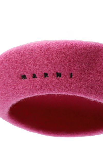 Шерстяной берет MARNI, арт. M01641/M00W0, фото 3