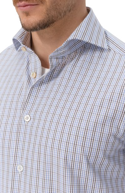 Хлопковая сорочка KITON, арт. UCCH0948223, фото 5