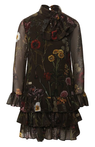 Женское платье с оборками ERMANNO ERMANNO SCERVINO, арт. 45T AB56 FAB