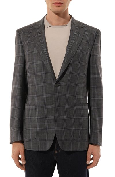 Шерстяной пиджак CANALI, арт. 11288/CF00142/60-64, фото 4