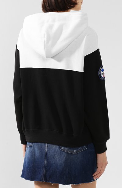 Хлопковое худи POLO RALPH LAUREN черно-белого цвета по цене 13550 руб., арт. 211764883, фото 4 Хлопковое худи POLO RALPH LAUREN, арт. 211764883, фото 4