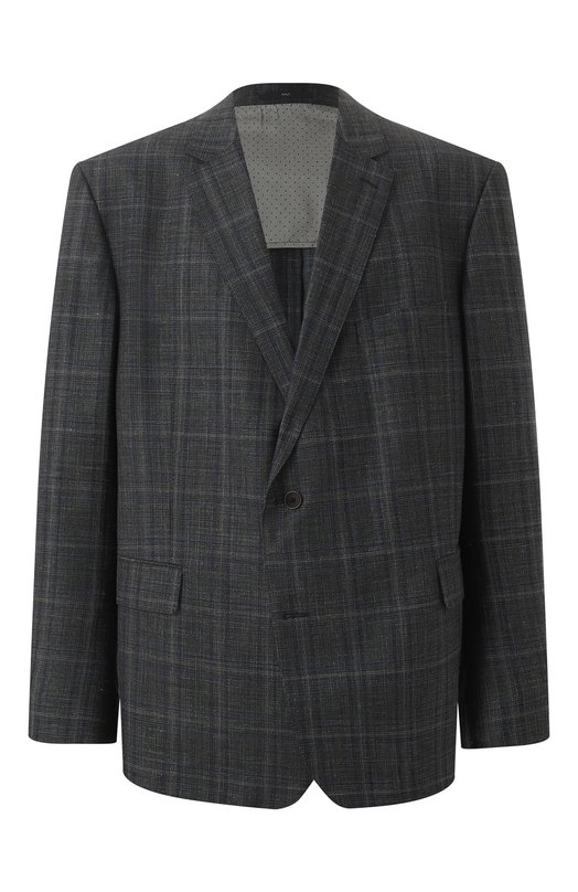 

Пиджак из шерсти и шелка Eduard Dressler, Серый