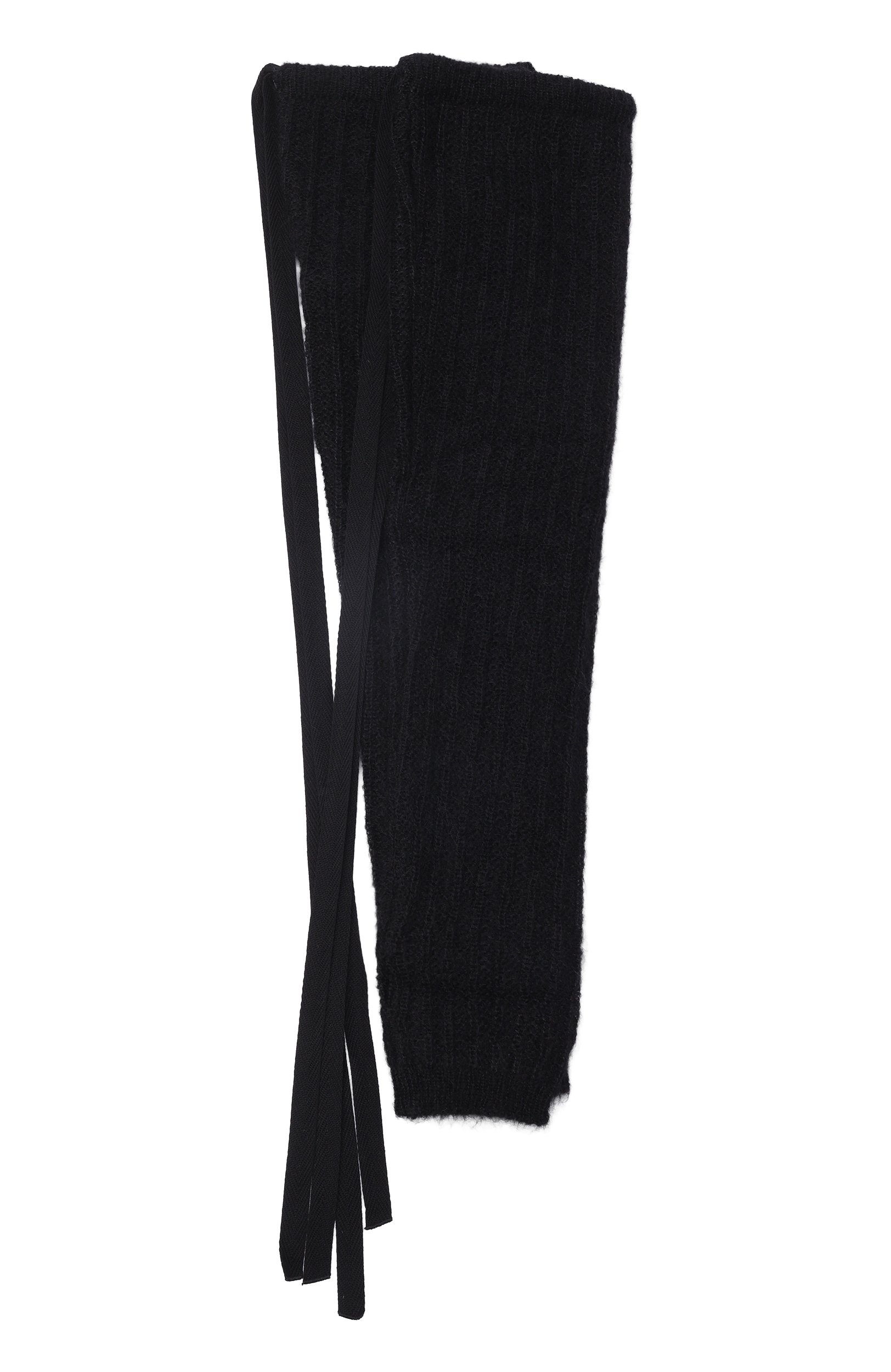 Митенки из шерсти и шелка ANN DEMEULEMEESTER черного цвета по цене 55600 руб., арт. B0014347/KN069, фото 2 Митенки из шерсти и шелка ANN DEMEULEMEESTER, арт. B0014347/KN069, фото 2