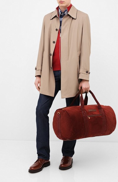 Замшевая дорожная сумка BRUNELLO CUCINELLI, арт. MBCBU358, фото 2