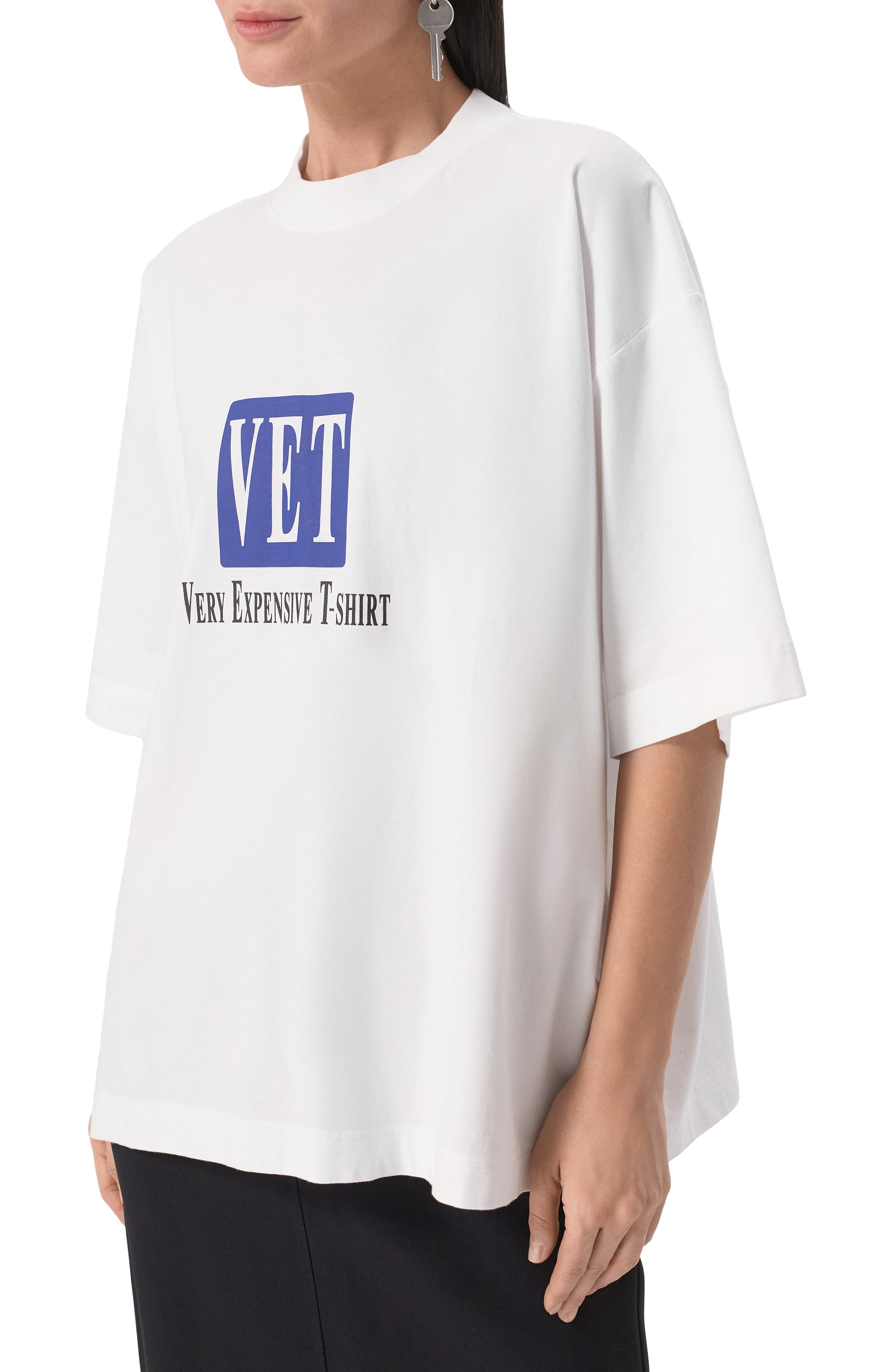 Хлопковая футболка VETEMENTS, арт. UA66TR685W, фото 7