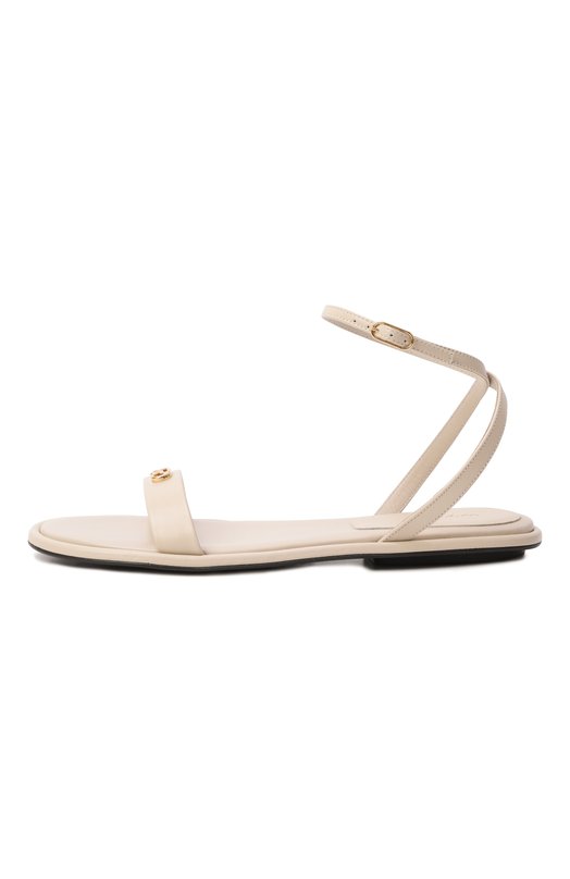 Кожаные сандалии Surge Sergio Rossi B14320/MMVN13 Кремовый  B14320/MMVN13 Фото 4