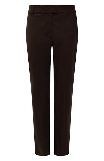 Женские кожаные брюки BRUNELLO CUCINELLI, арт. 221M0V32P7118