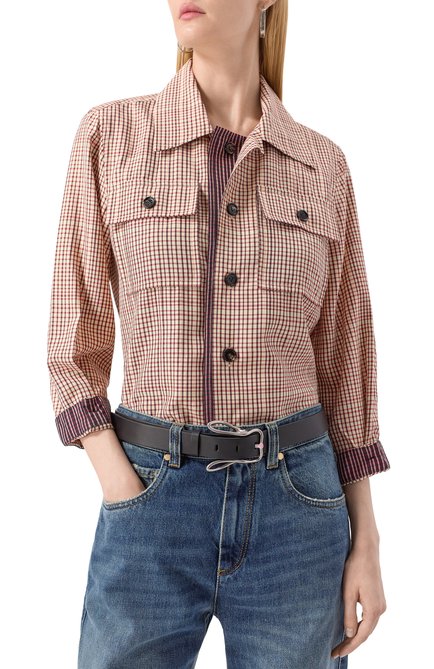 Женский кожаный ремень bunny BOTTEGA VENETA, арт. 826201/VALK0