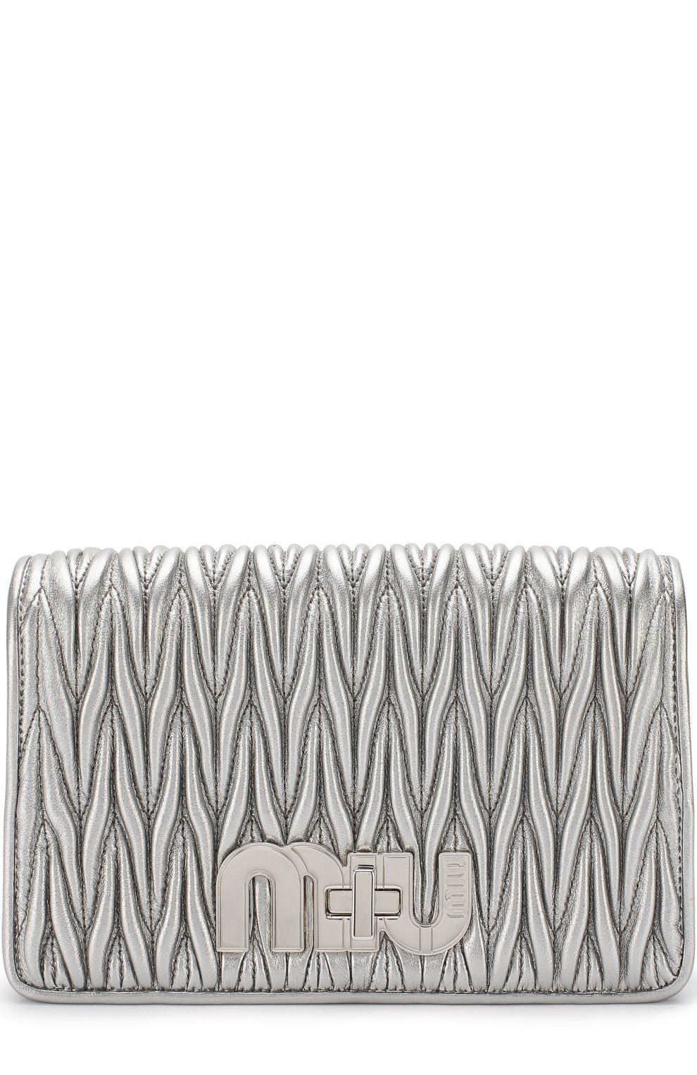 Кожаная сумка на цепочке MIU MIU, арт. 5BF069-N88-F0135-OCO, фото 1