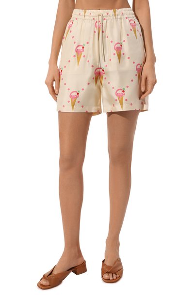 Шелковые шорты GUCCI, арт. 731142/XJE9P, фото 3