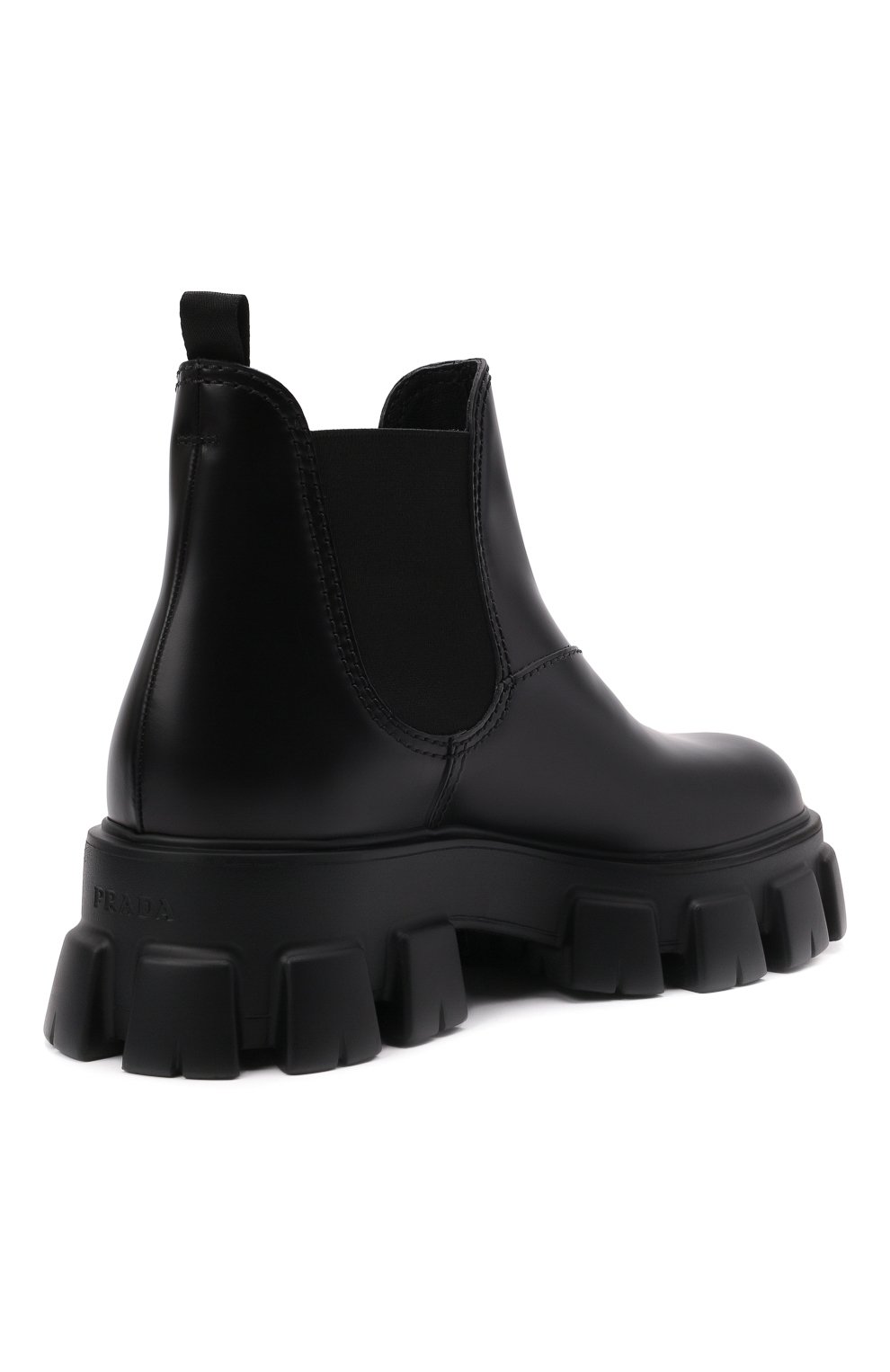 Кожаные челси monolith PRADA, арт. 2TE174-B4L-F0002, фото 4