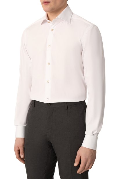 Хлопковая сорочка KITON, арт. UCIH0920901, фото 3