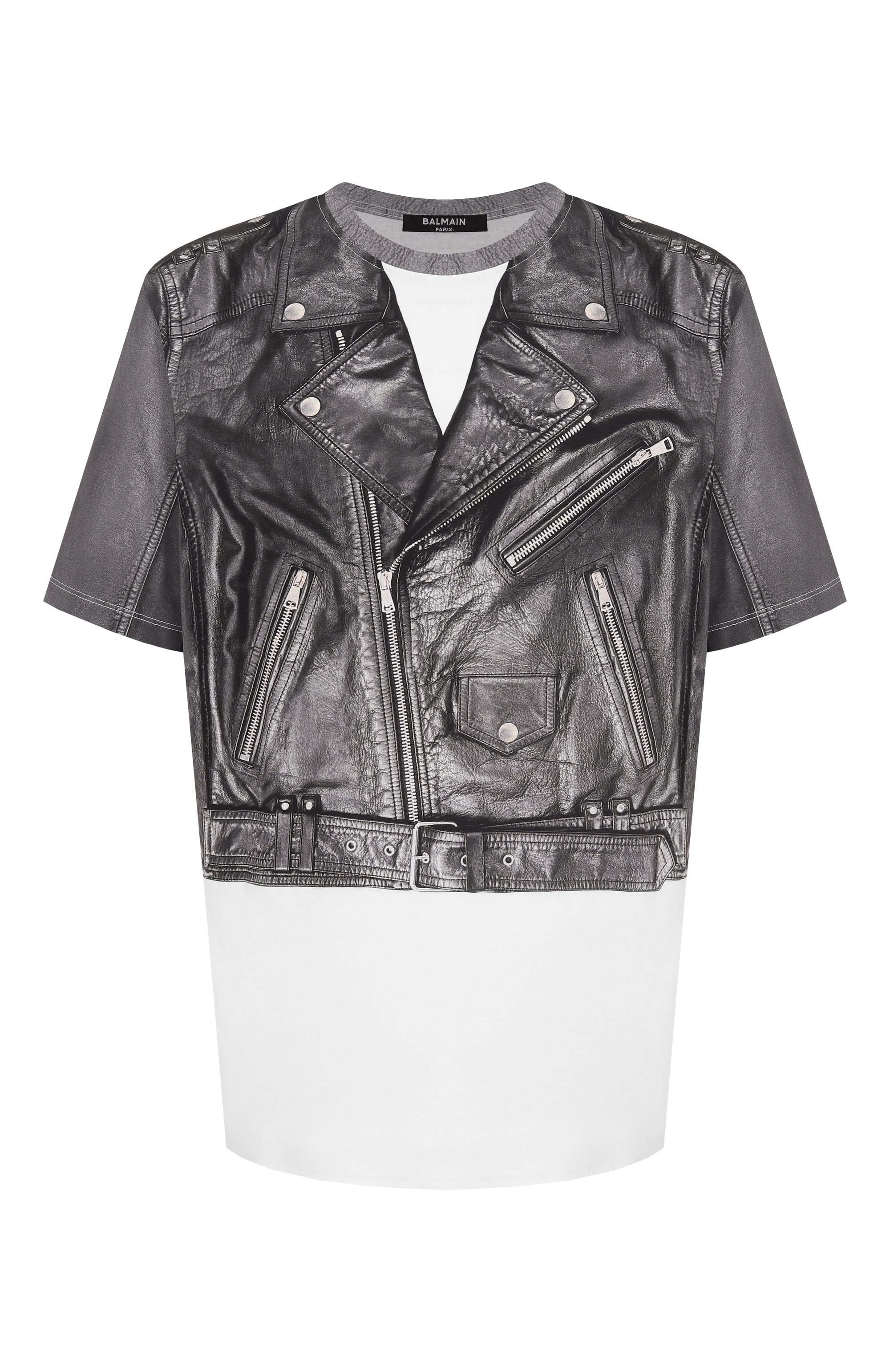 Хлопковая футболка BALMAIN, арт. EH1EG010/GE40, фото 1